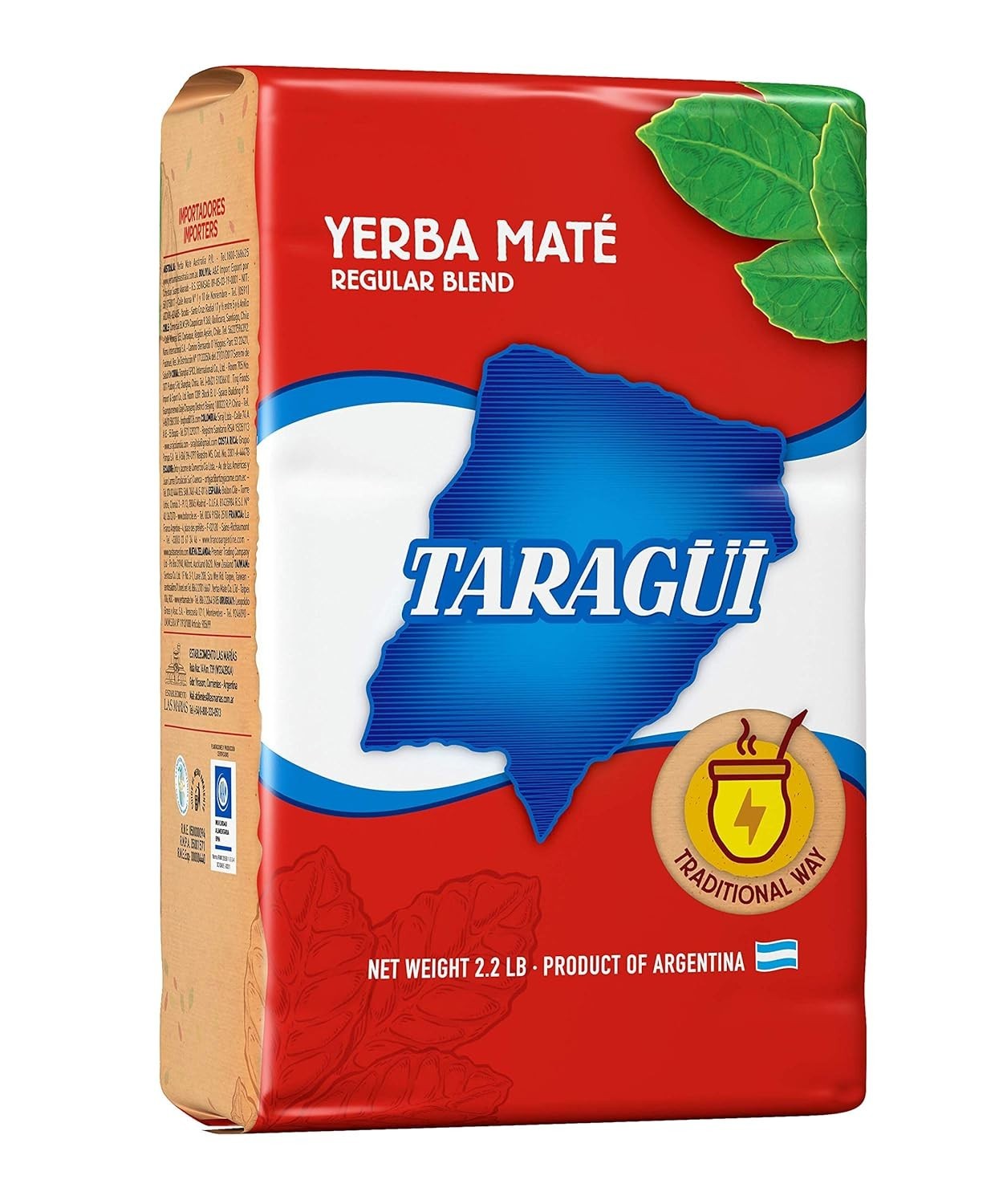 Argentina’s Classic Yerba Mate with Stems – 2.2 lbs