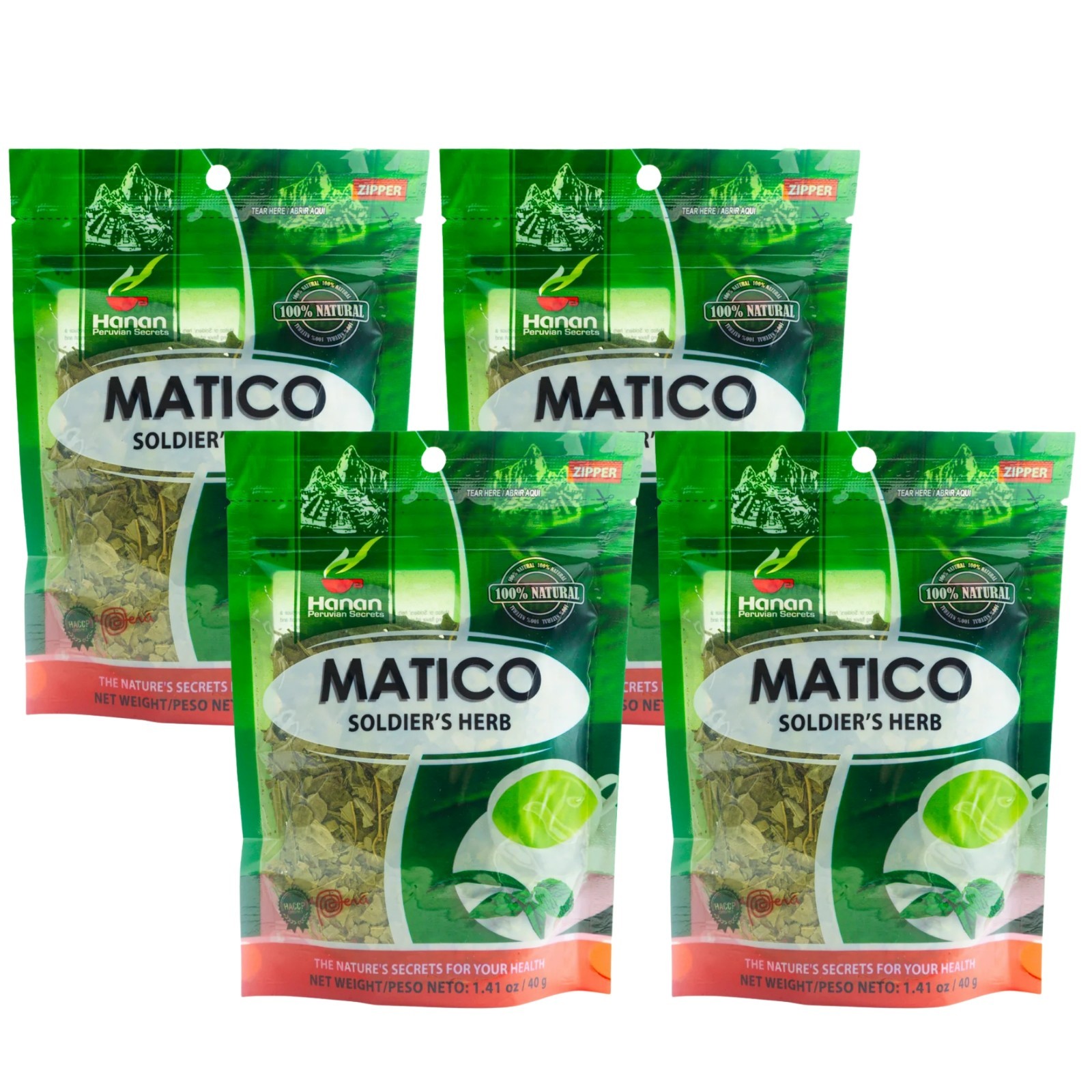Matico Loose Leaf Tea Soldier’s Herb – All Natural Matico Herb Leaves from Peru