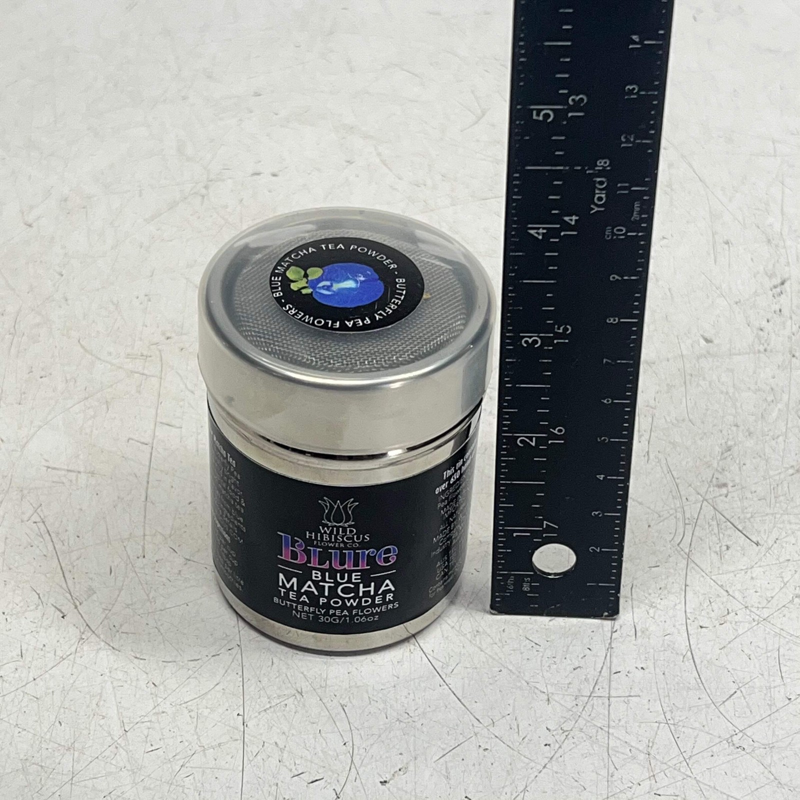 WILD HIBISCUS FLOWER Butterfly Pea Flower Blue Matcha Tea Powder 1.06oz BB 08/|2