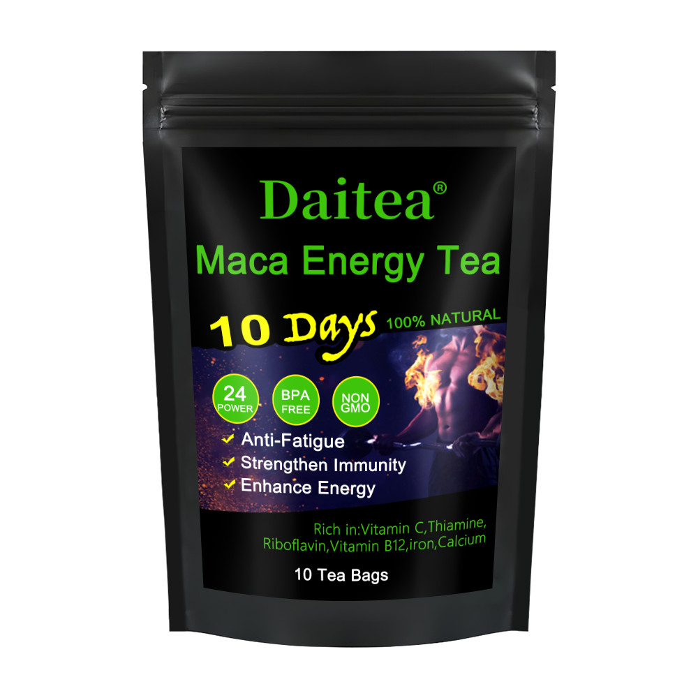 Herbal Maca Energy Tea For Men Strength Boost Natural Male Enhancement Tea