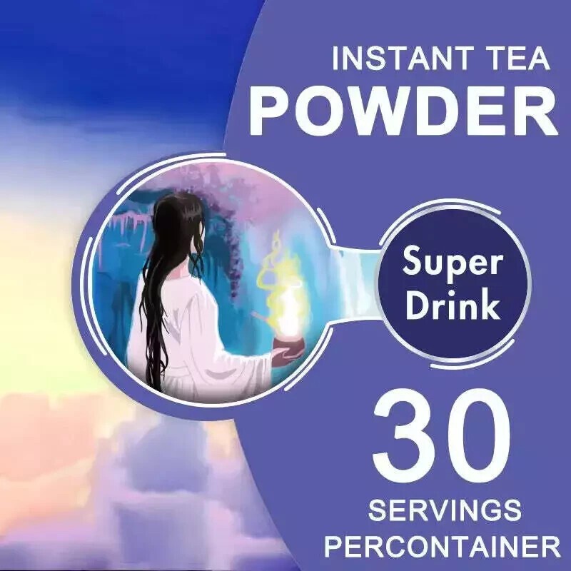Magic Yerba Mate Instant Tea Powder – Peach Mango Flavor – 30 Servings- US STOCK