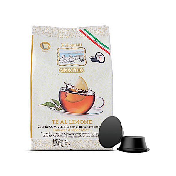 128 CAPSULES GATTOPARDO IL MIO TE (COMPATIBLE LAVAZZA A MODO MIO)