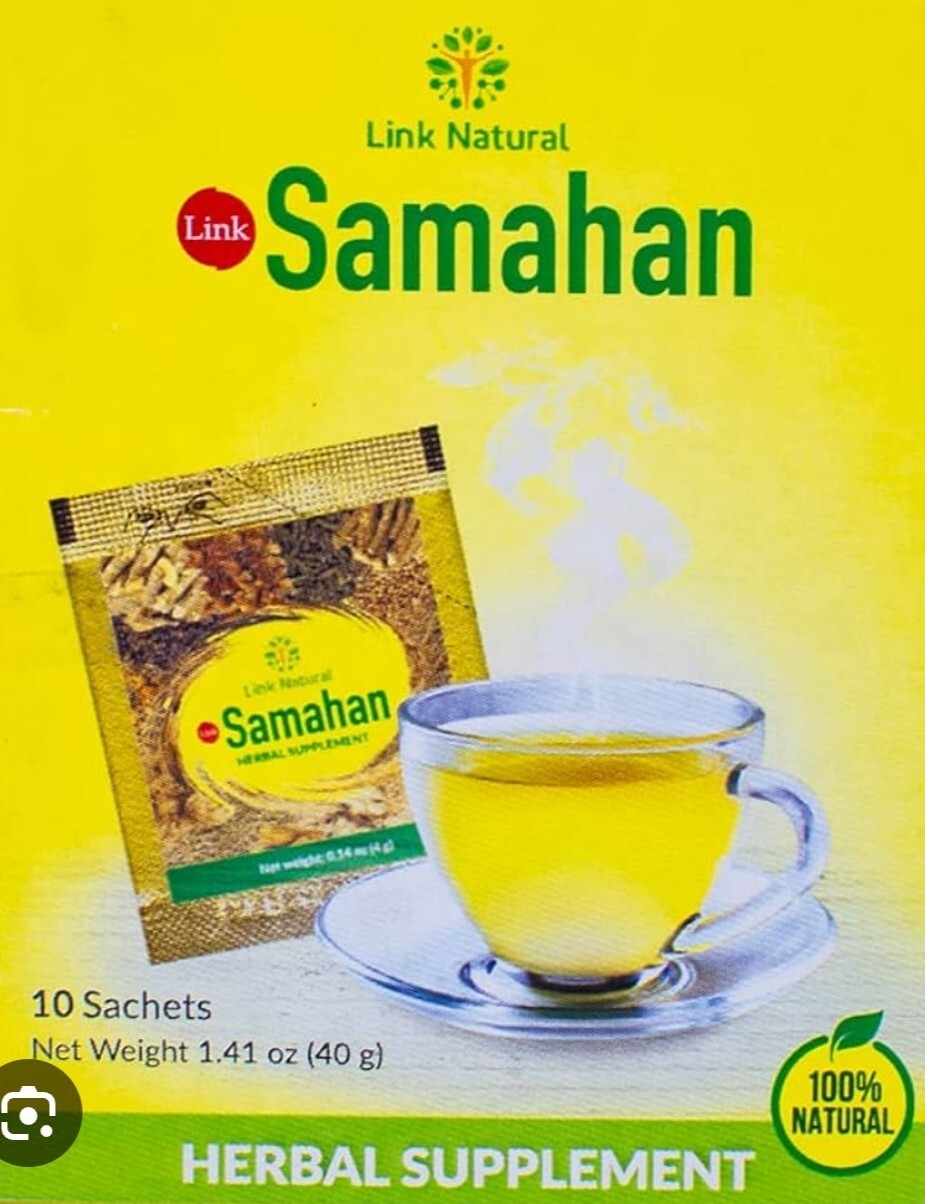 New 100% Natural Samahan Ayurvedic Herbal Ceylon Tea Natural Drink (10 Packs)