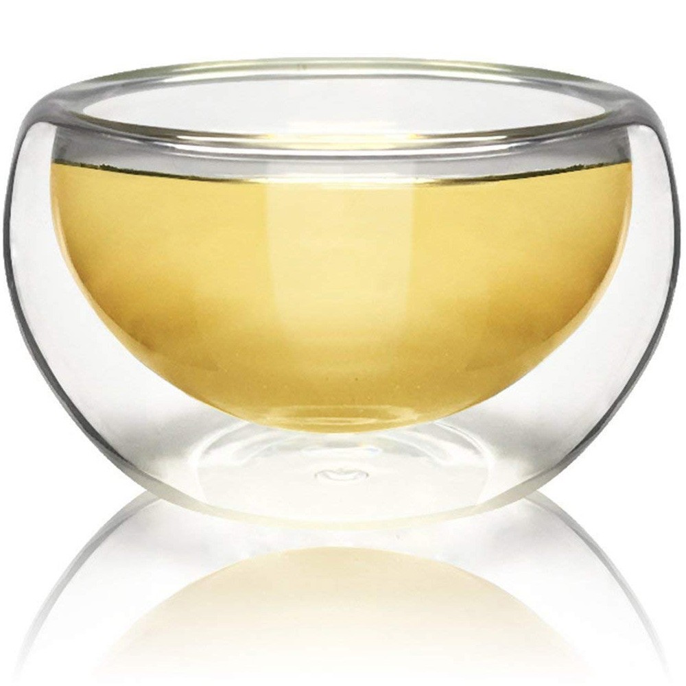 NEW! TEAOLOGY FIORE BOROSILICATE GLASS TEAPOT KETTLE AND 6 CUP SET