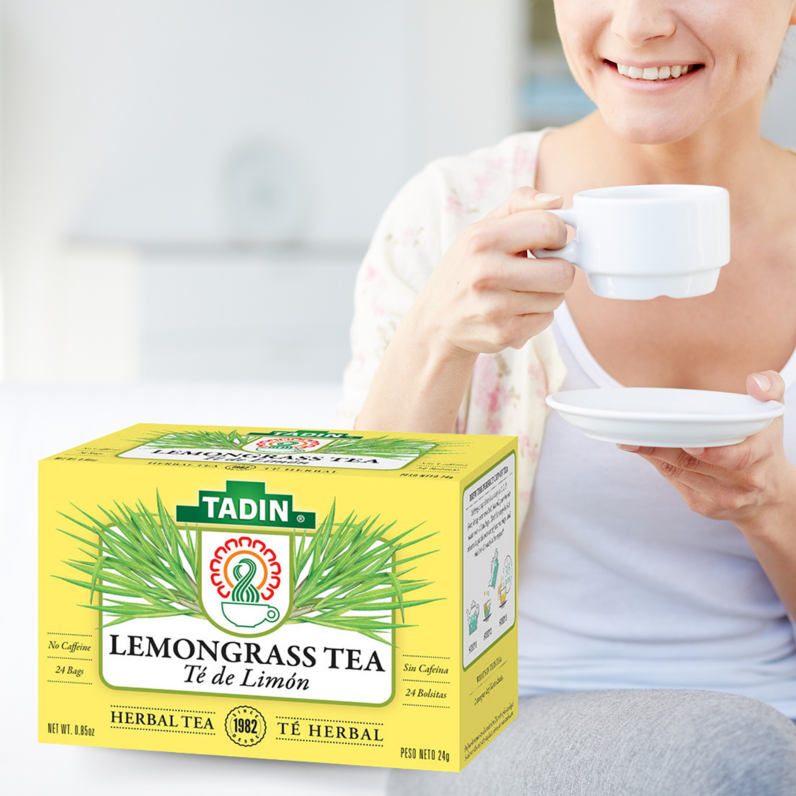 TADIN LEMONGRASS 24 BAGS 0.85oz (Pack of 6)