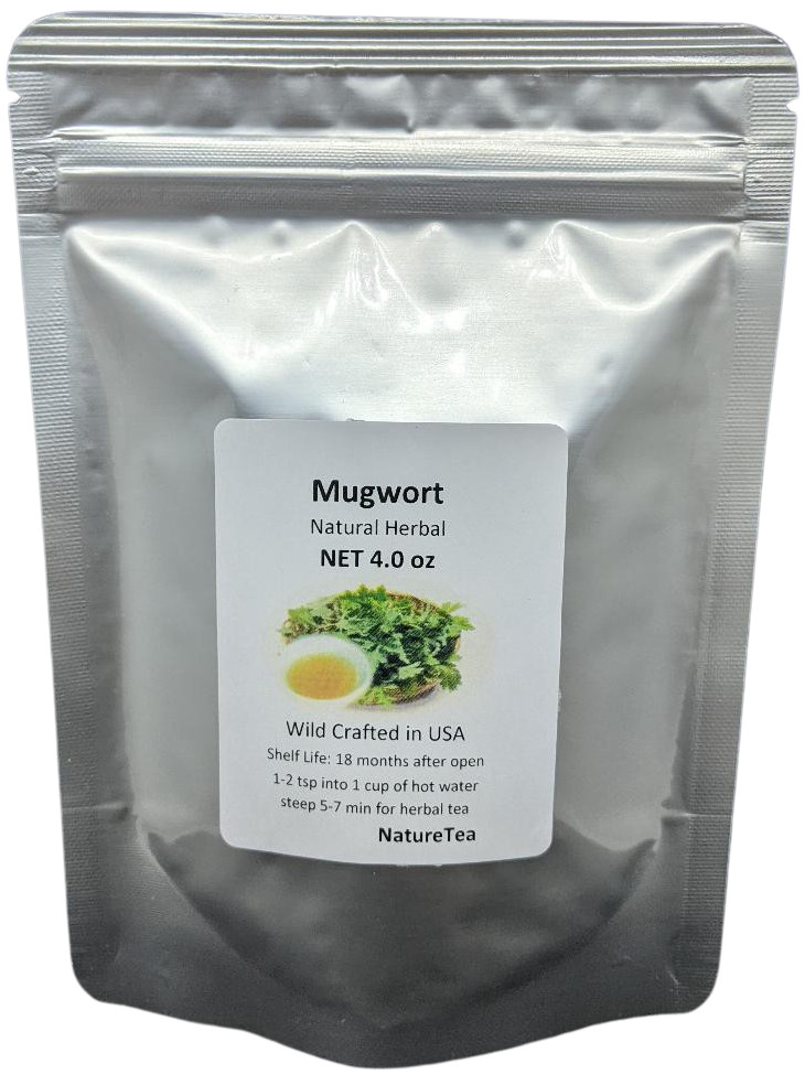 Mugwort – Dried Artemisia vulgaris Loose Leaf C/S, Wild Crafted from USA