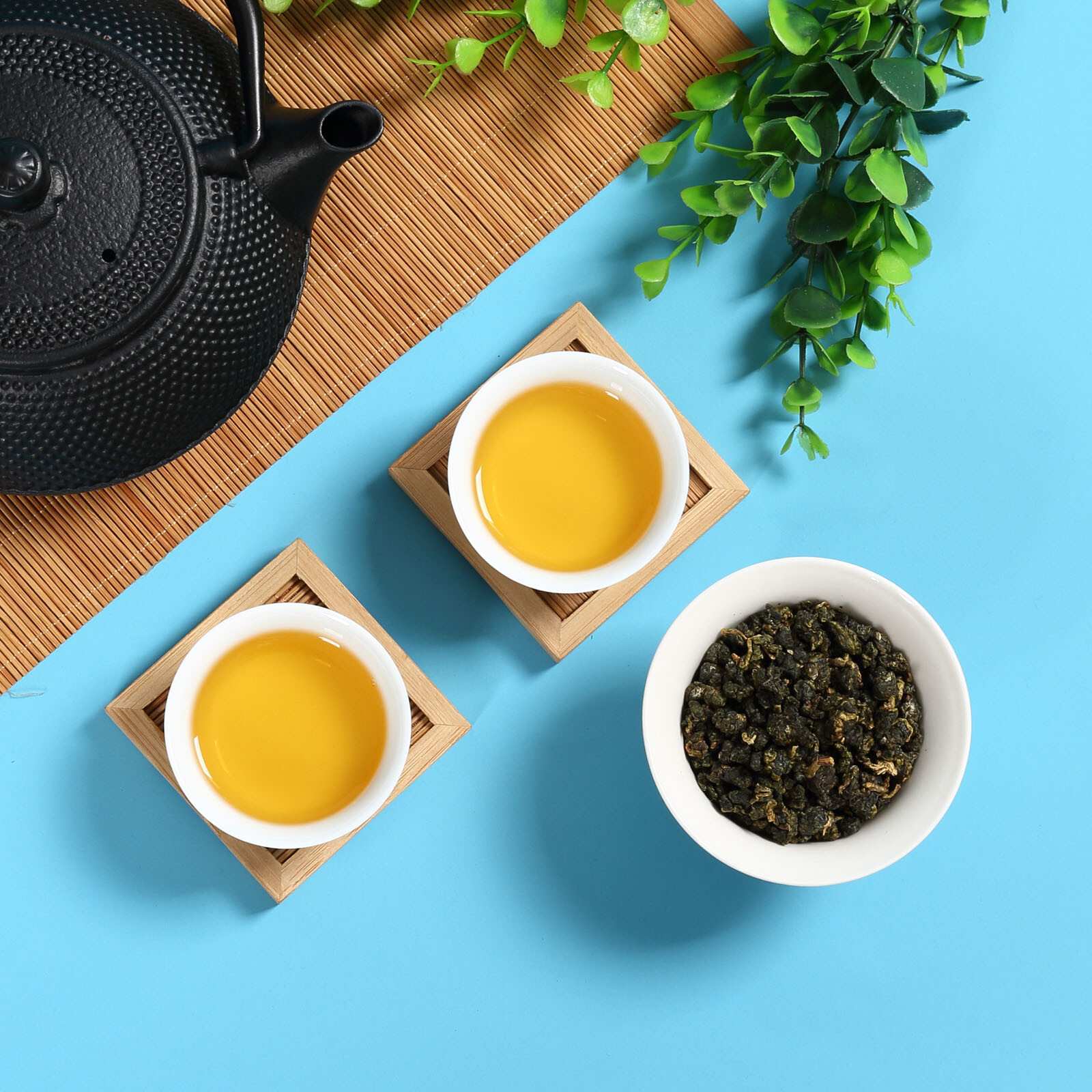 GOARTEA Supreme Taiwan Dongding Oolong Tea High Mountain Tung-ting Green Loose
