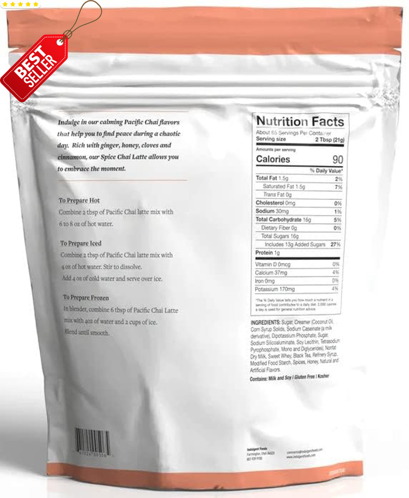Instant Chai Latte Powder 48Oz Canister Spice Mix 2 Pack US