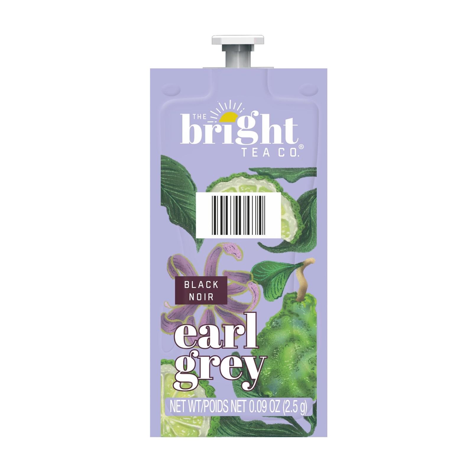 THE BRIGHT TEA CO., Earl Grey Tea Freshpacks for MARS DRINKS Brewer, 20 Packets