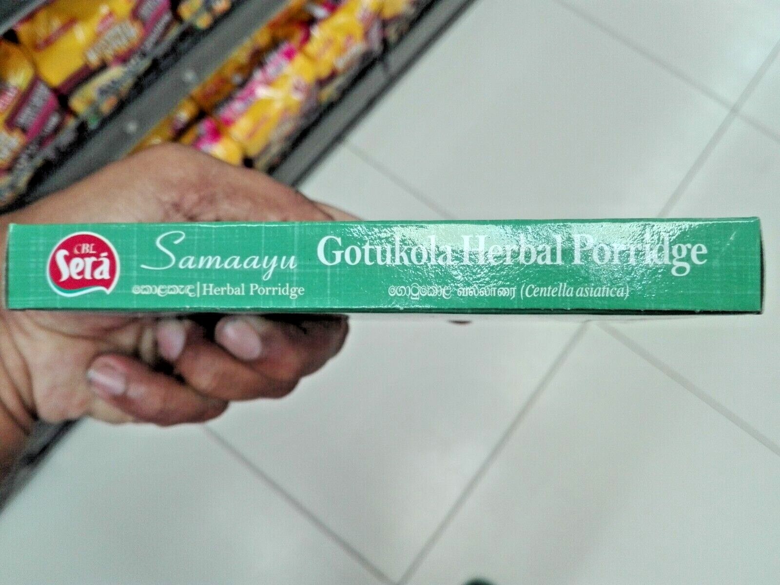 Ceylon Nutritious Pure 100% HERBAL PORRIDGE 50g 3 Servings GOTUKOLA – Kola kada
