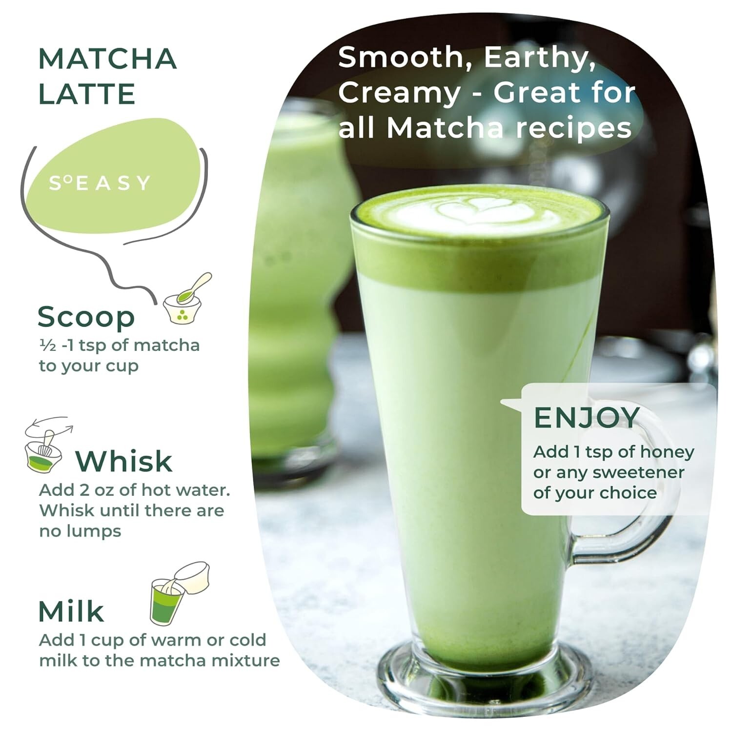 Premium Culinary Grade Organic Japanese Matcha Green Tea Powder Unsweetened