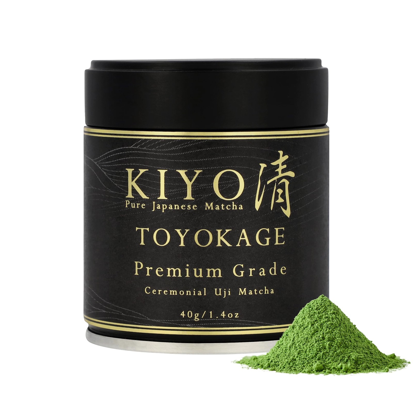 Kiyo Matcha Premium Grade Toyokage 1.41 Ounce, Tea Only (Pack of 1)
