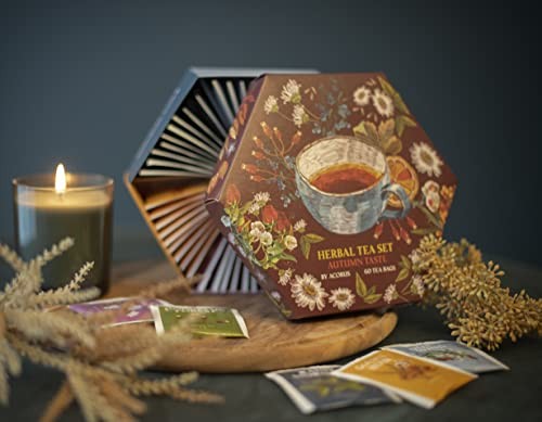 ACORUS Autumn Taste & Flavor Confetti Tea Sets Natural Fruit and Herbal Tea
