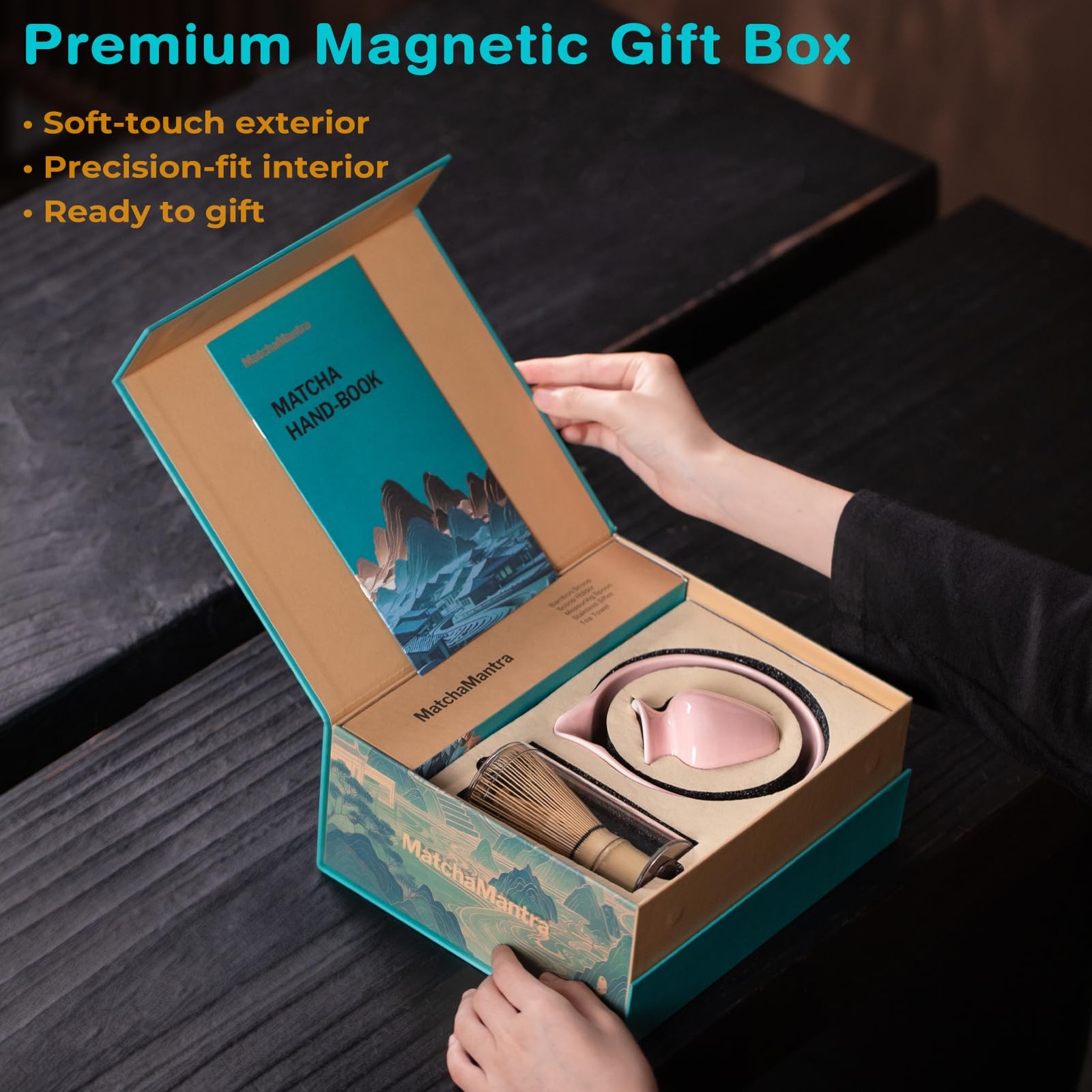 Premium Matcha Ceremony Set – Complete 9-Pcs Ritual Kit – Presented in Luxury…