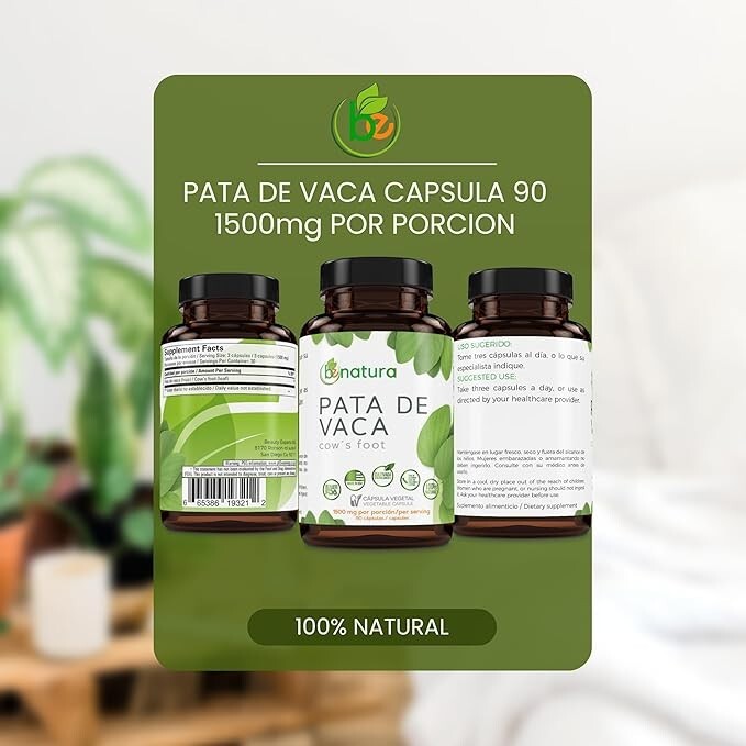 Pata de Vaca Té (Cow’s Foot Tea)–24 Bags–100% Natural Infusion-Capsula Pata Vaca
