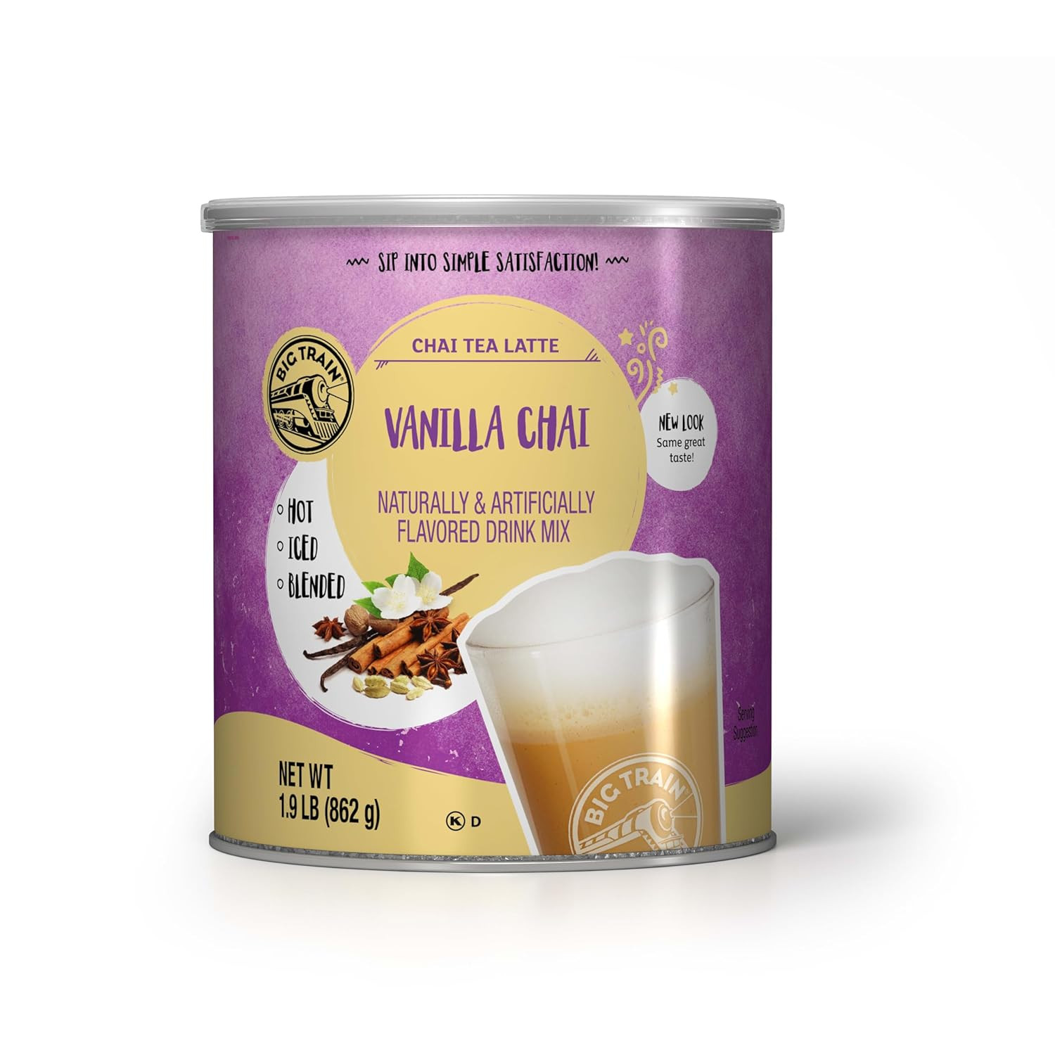 Vanilla Chai Tea Latte Beverage Mix, 1.9 Pound (Pack of 1)