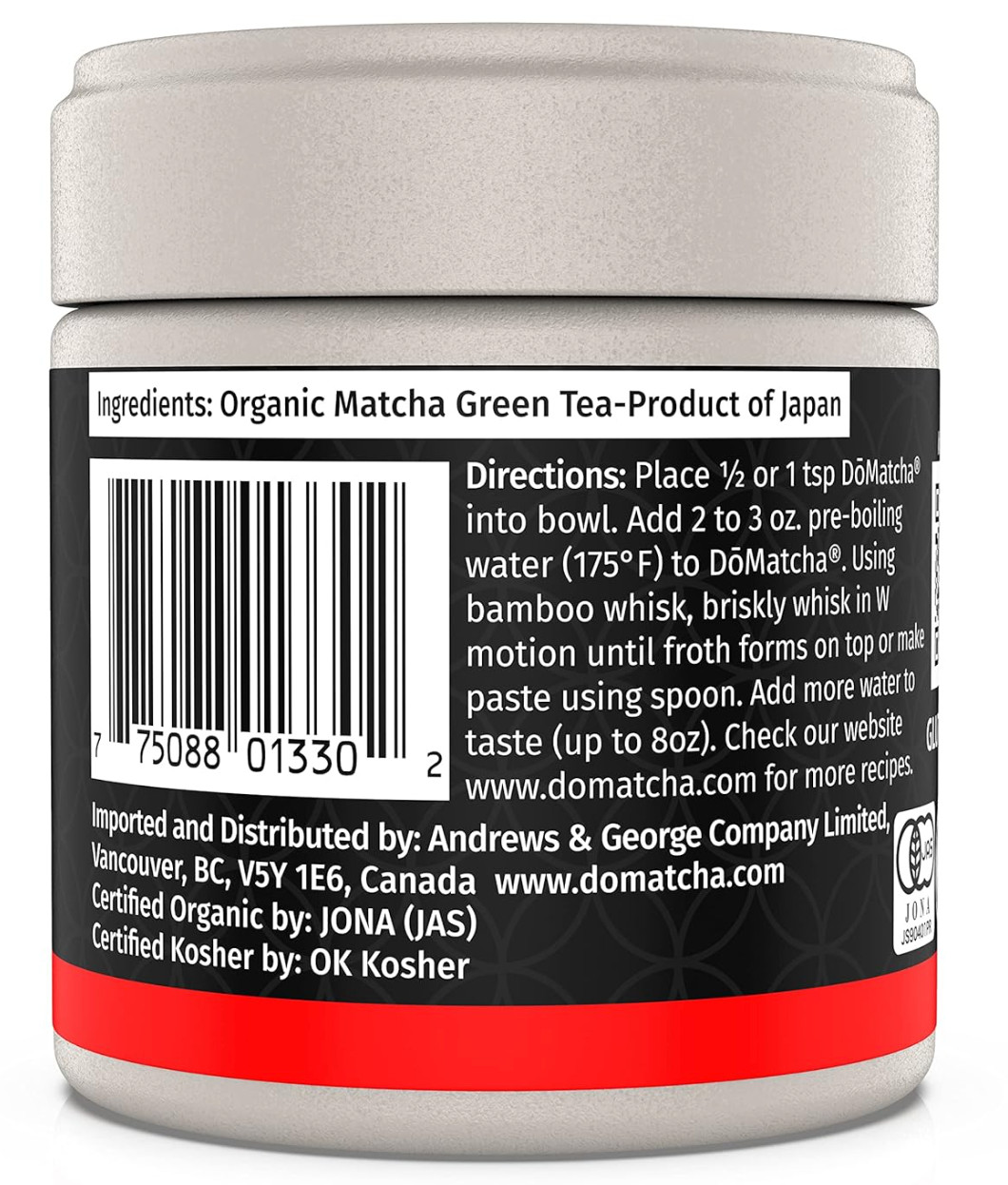 DoMatcha Green Tea Organic Ceremonial Do Matcha 25 servings 1oz Fresh