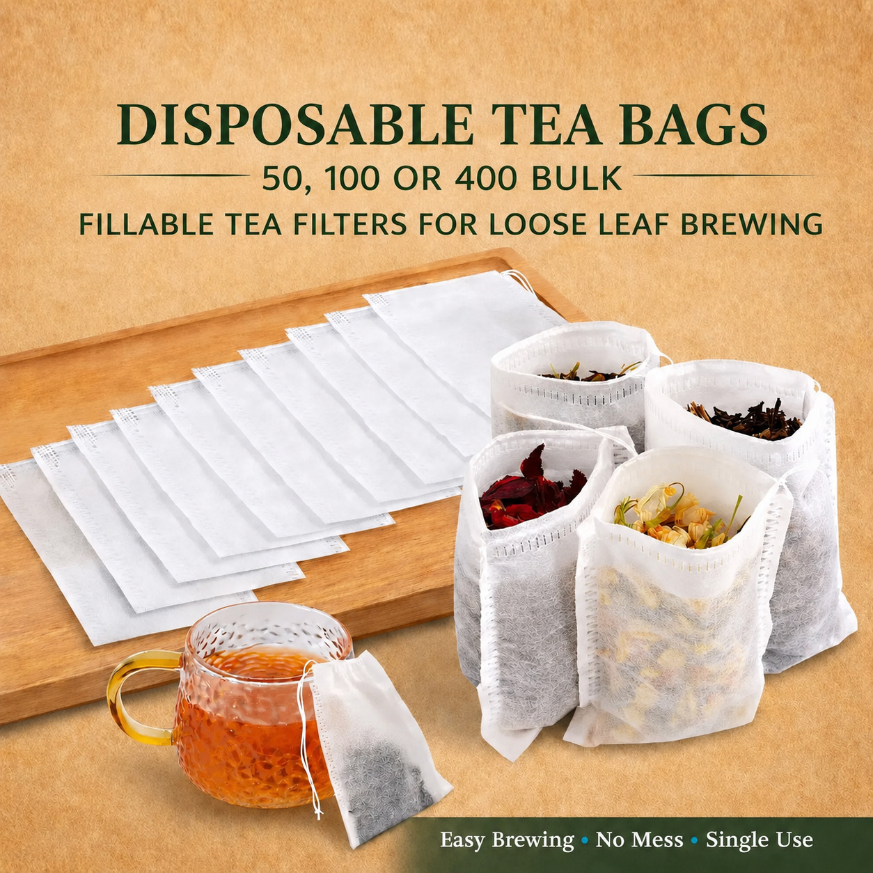 Loose Leaf Herbal Tea– Sleep Stress Anxiety Detox, Digestion Teas, Caffeine Free