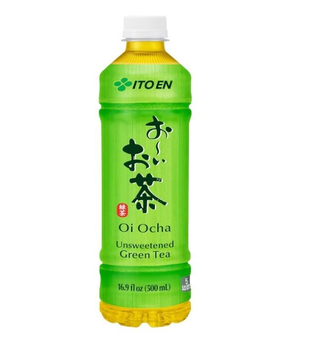 Ito En Tea Oi Ocha Green Tea Unsweetened 16.9 Ounce Pack of 12