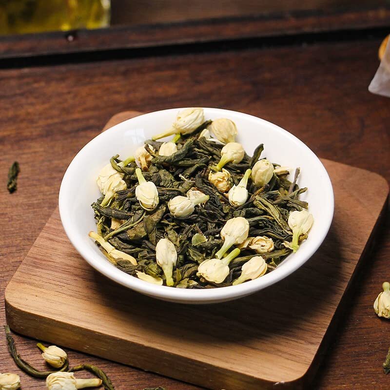 Chinese Jasmine Green Tea Scented Green Tea with Jasmine Loose Leaf Teabag 150g