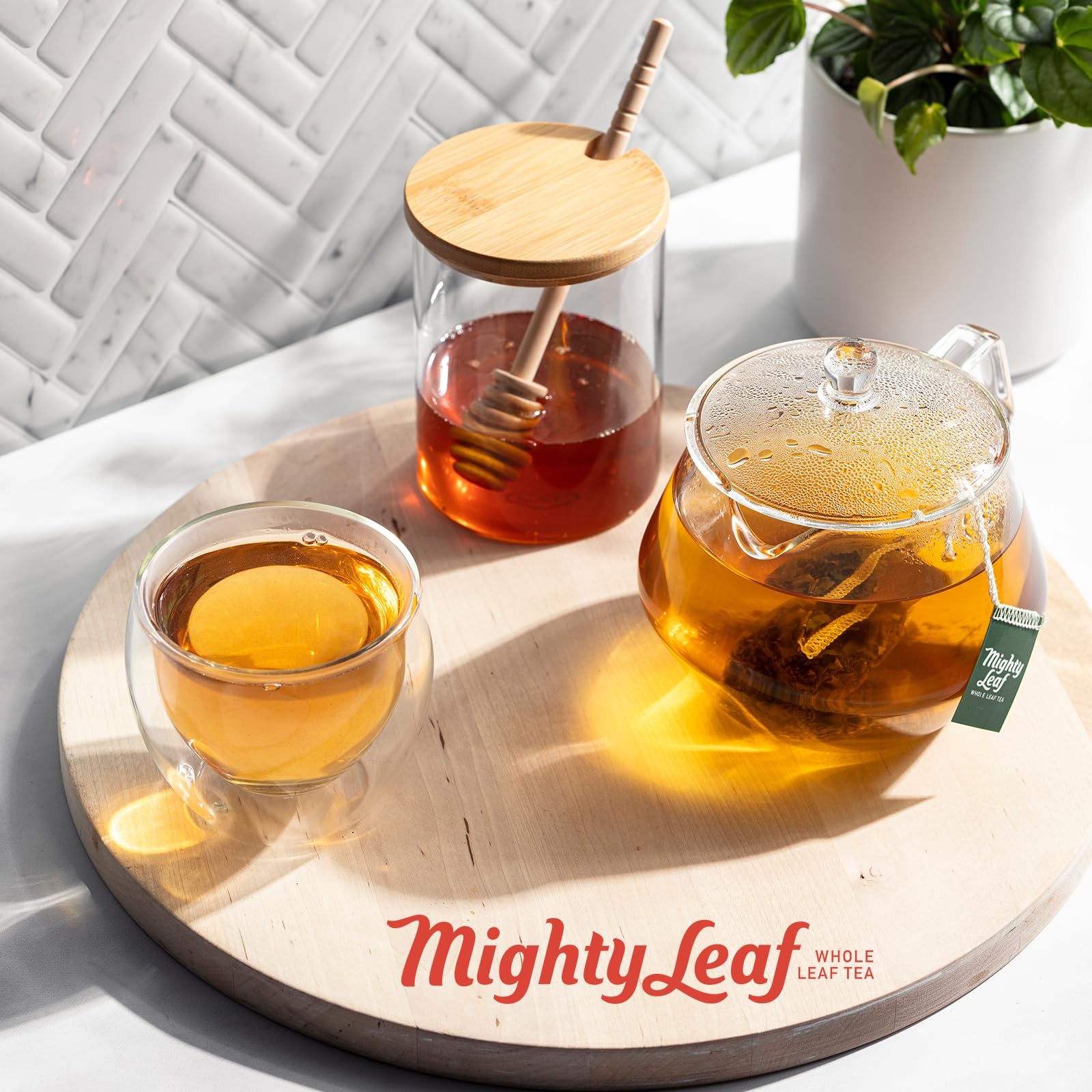 Mighty Leaf Organic African Nectar Herbal Tea – 100 Count Biodegradable Silk …