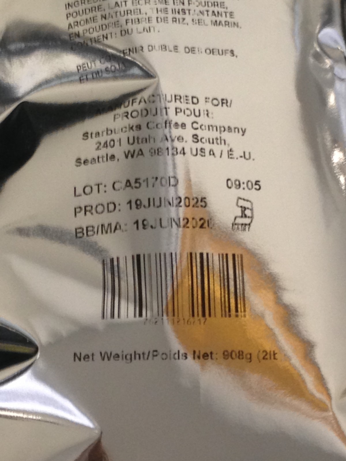 Starbucks Teavana Chai TN/NC Flavored Tea Latte Mix 2 Lb Bag each, 2 Bag – READ