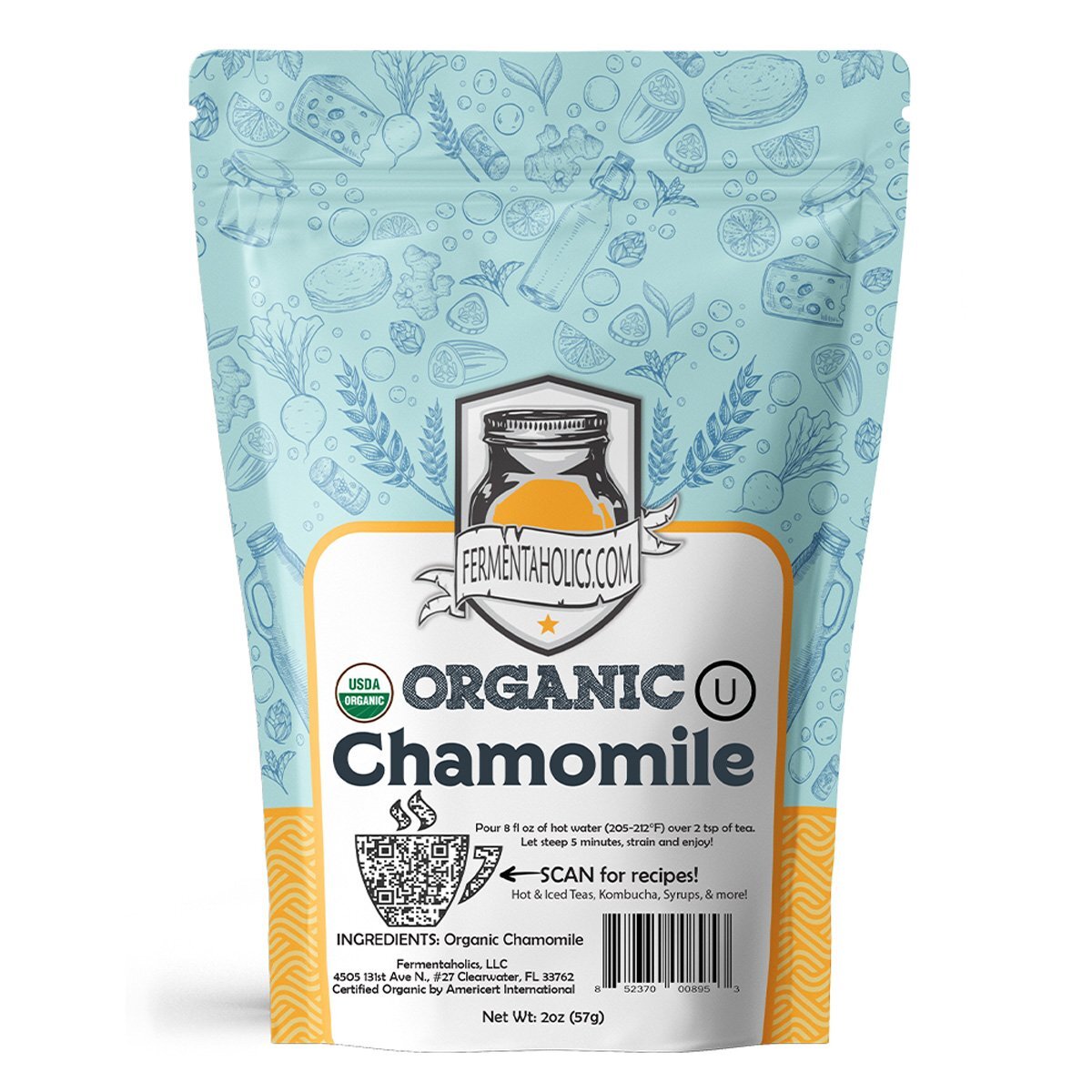 Fermentaholics USDA Certified Organic Chamomile Flowers