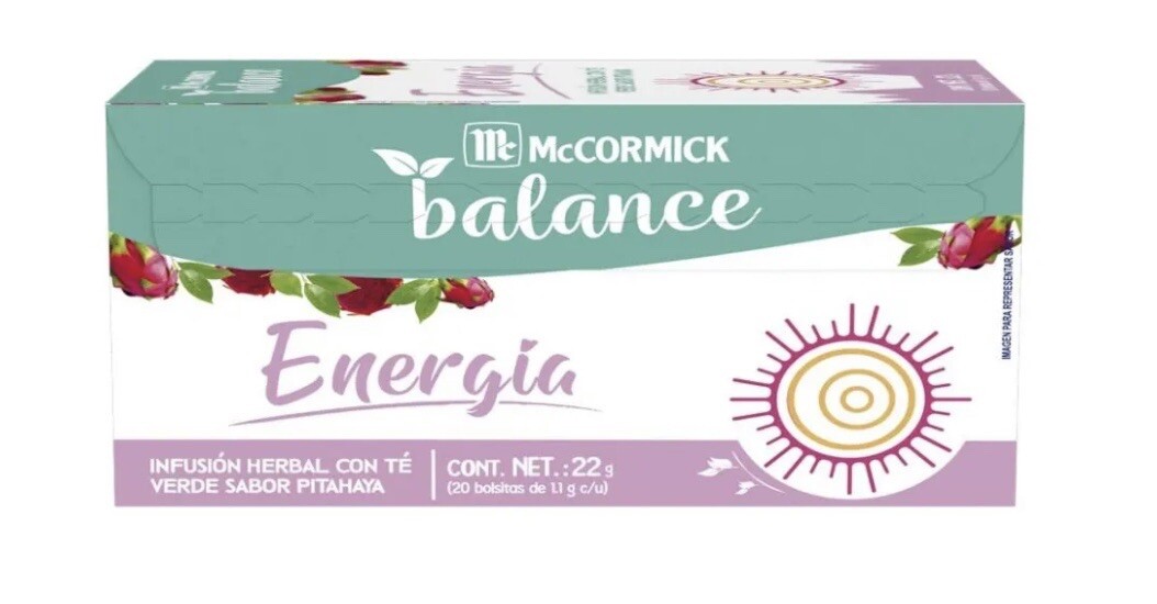 Te verde sabor pitaya 20 tea bags Energia