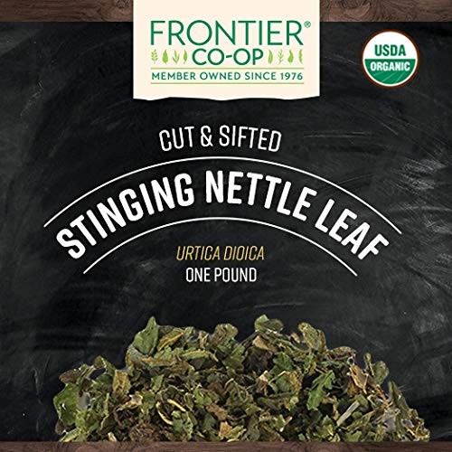 Frontier Co-op Organic Stinging Nettle Leaf 16 Ounce Pack of 2 Herbal Tea