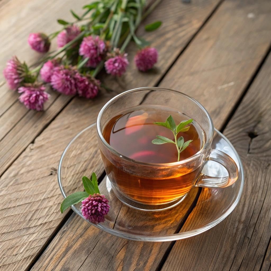 TEARELAE – Red Clover Tea Bags, 40 Count – Premium Natural Red Clover Herb – Caf
