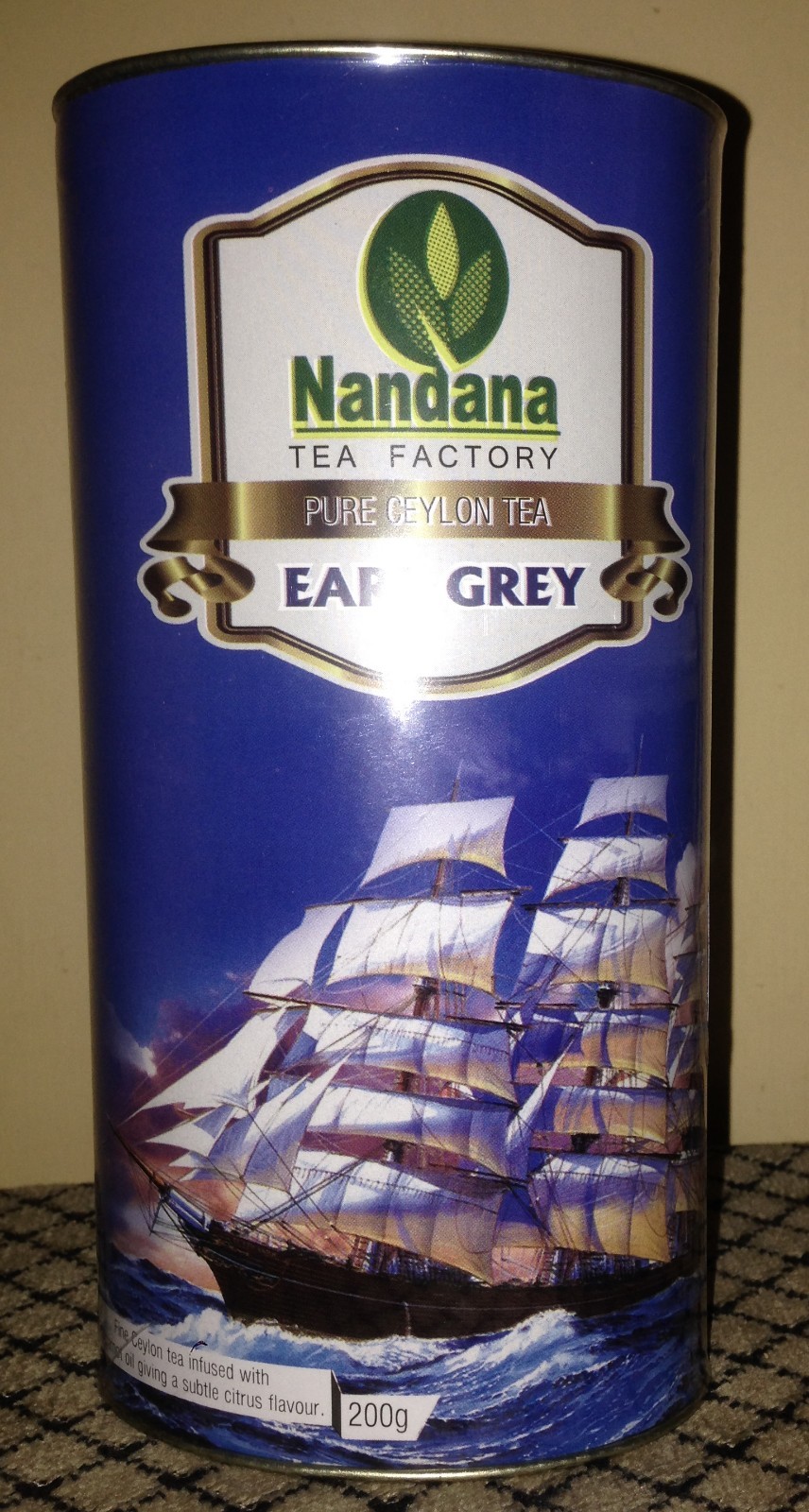 Earl Grey Ceylon Loose Tea – Black Tea, Bergamot oil, Citrus Flavour