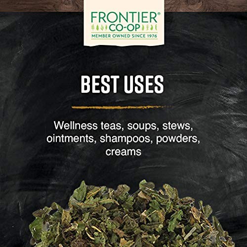 Frontier Co-op Organic Stinging Nettle Leaf 16 Ounce Pack of 2 Herbal Tea