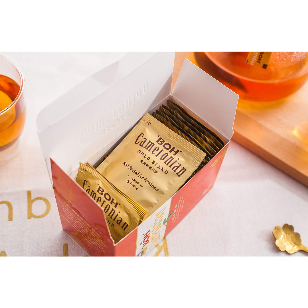 3 X BOH Cameronian Gold Blend Tea – 60 Foil-Sealed Teabags