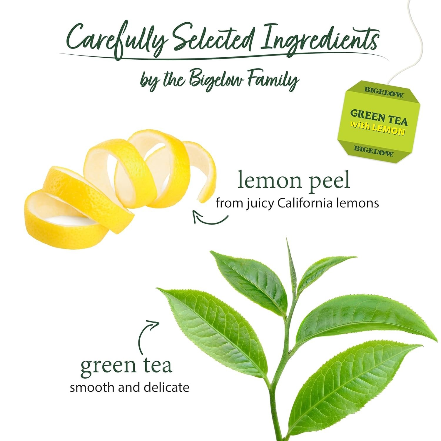 Refreshing Green Tea with Lemon – 20 Count Packs, 6 Boxes of Caffeinated Bliss