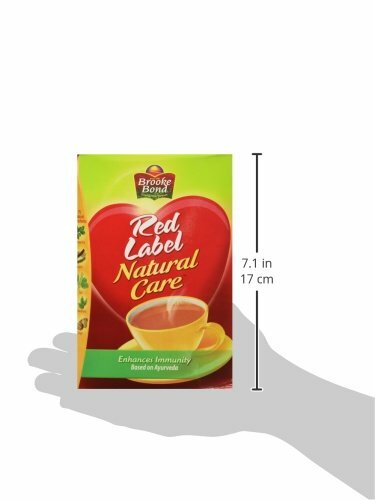 Brooke Bond Red Label Natural Care Tea Made with Immunity- 5 Ayurvedic Herbs