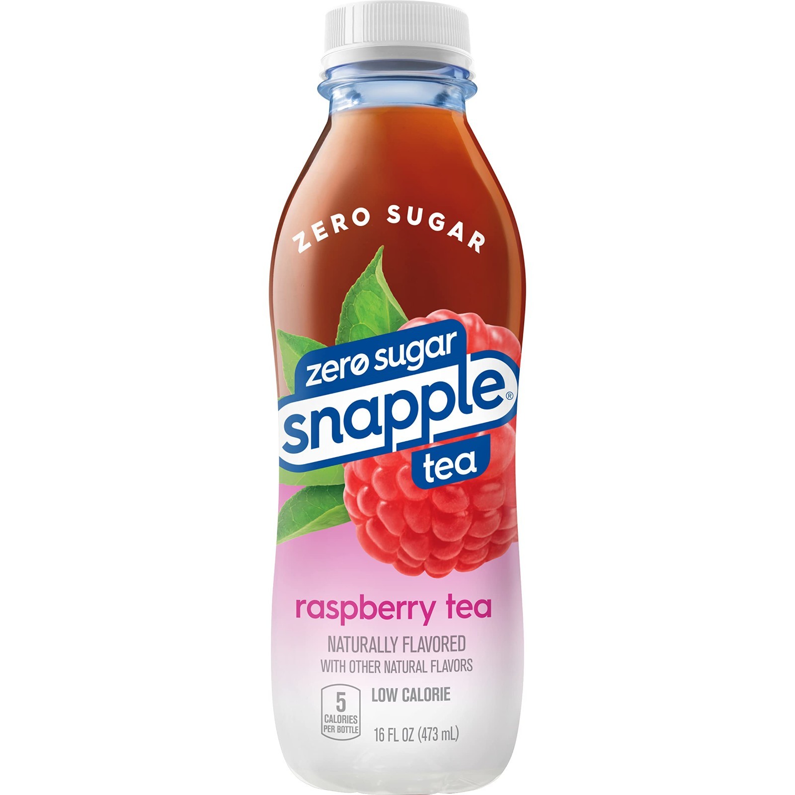 Zero Sugar Raspberry Tea – 16 fl oz Bottles, Pack of 12, Refreshing & Guilt-Free