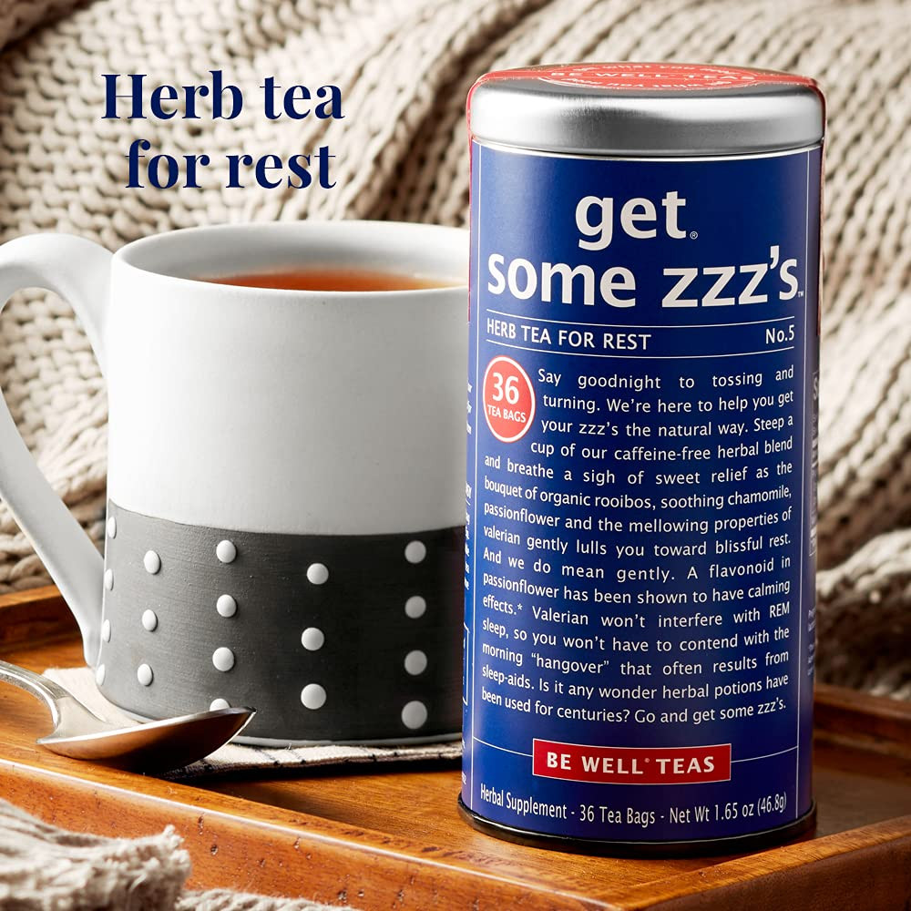 The Republic of Tea – Get Some Zzz’S – No. 5 Herb Tea for Rest, No Caffeine, 36