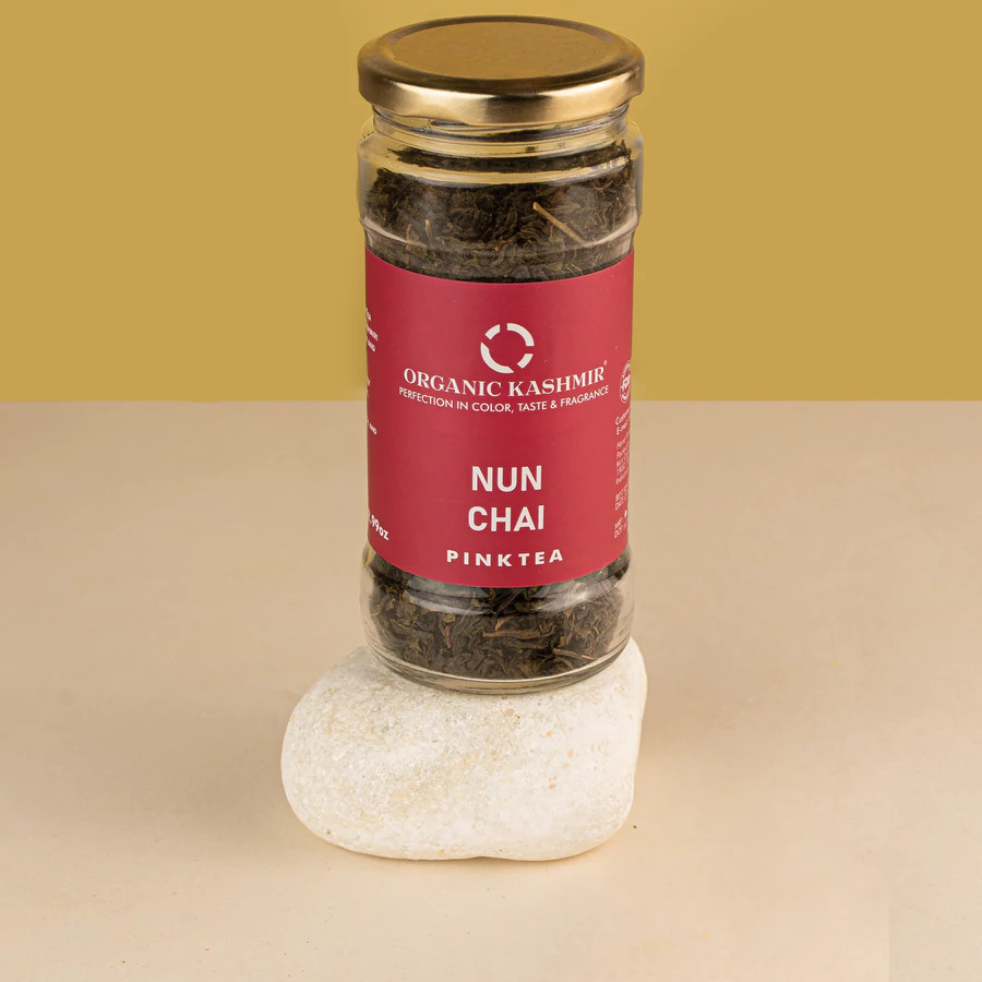 2 X Organic Kashmir Kashmiri Noon Chai Nun Chai 50 GM Pink Tea Kashmiri Herbal