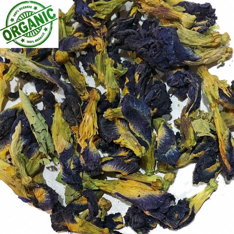 Natural Organic Pure Blue Butterfly Pea Flowers Nil Katarolu Herbal 30 Tea Bags