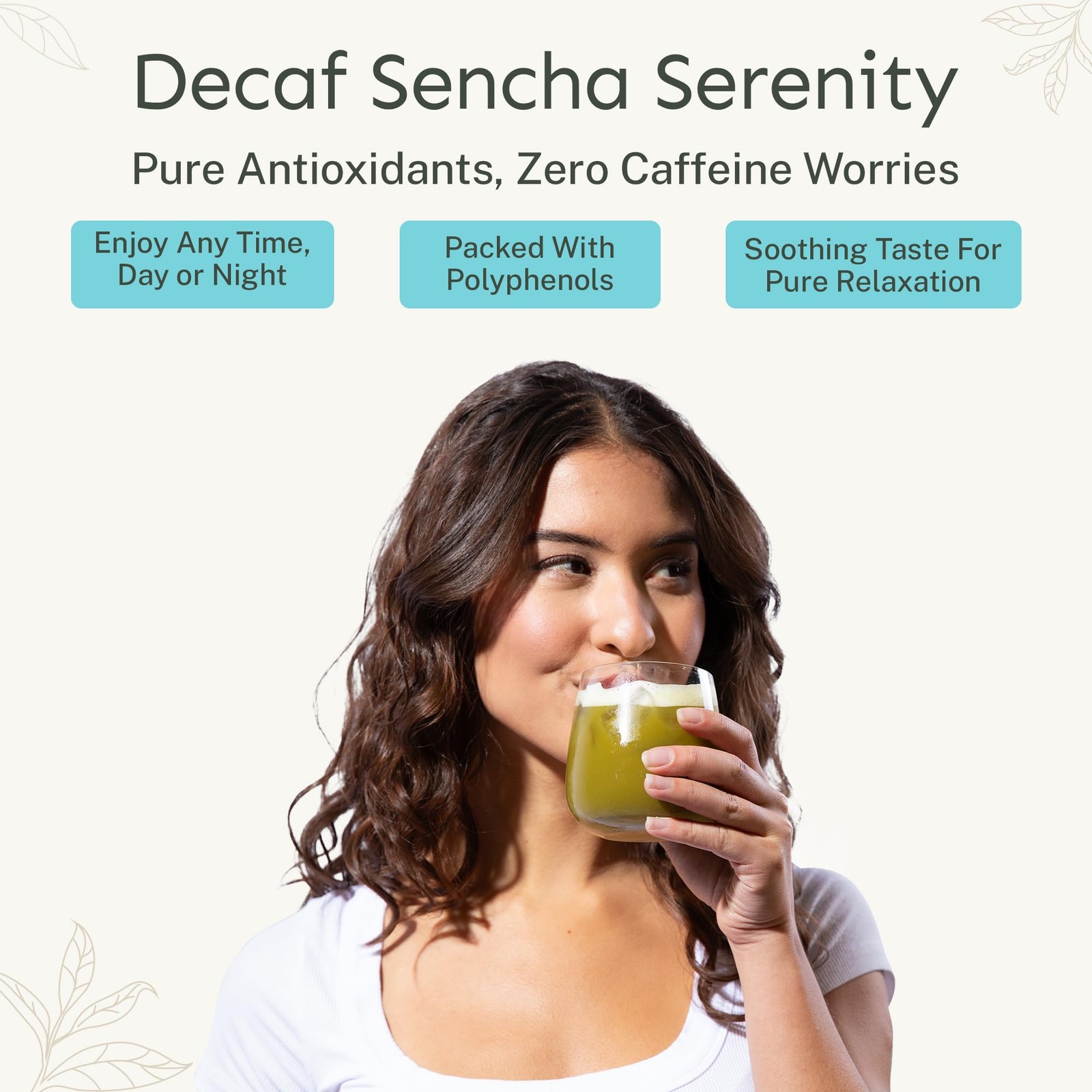 Yu Tea Decaf Organic Sencha Green Powder, 100 1 Pouch (100 Servings)