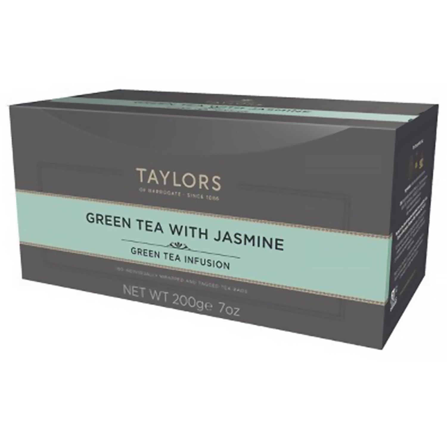 Taylors of Harrogate Green Tea with Jasmine, Individually Wrapped Bags, 100