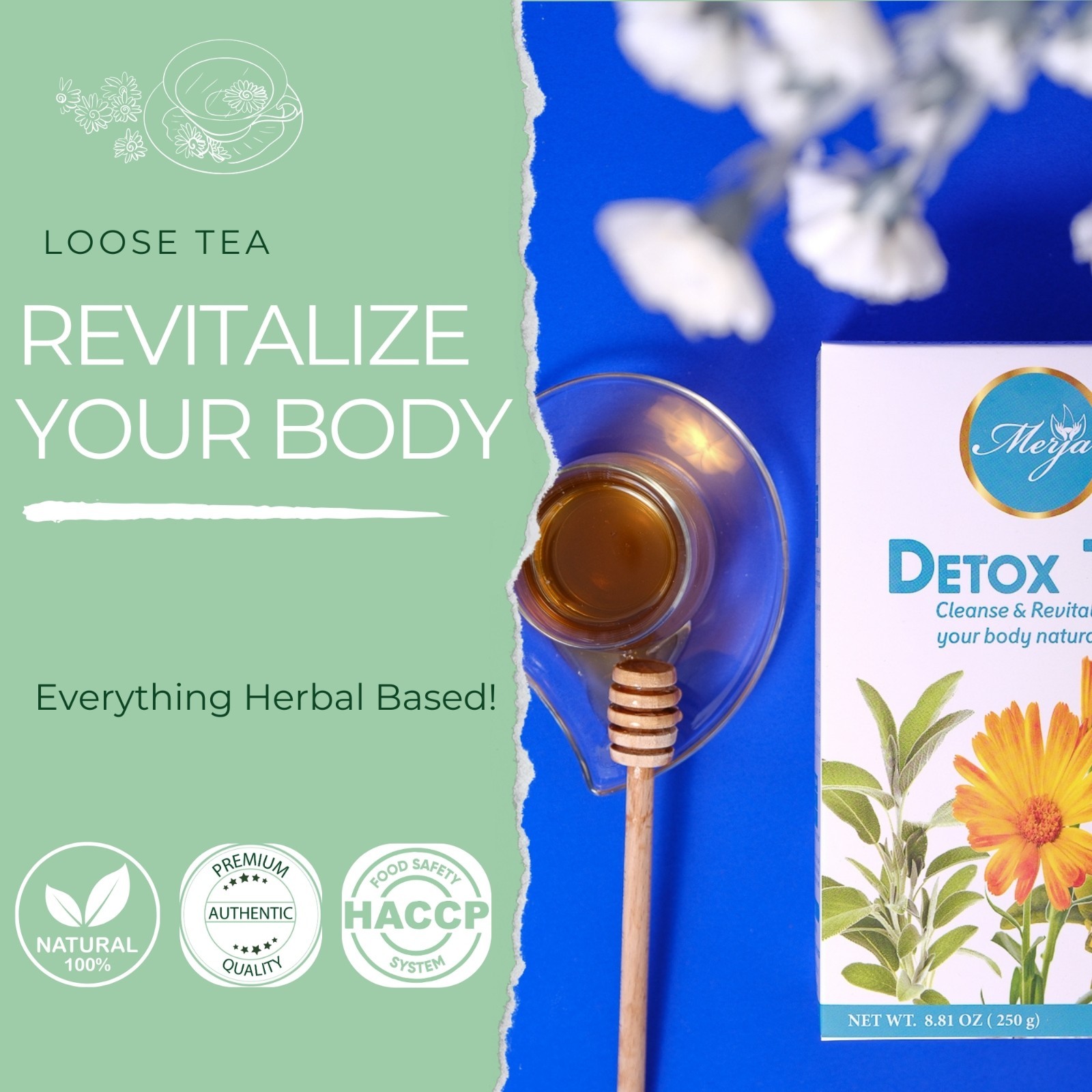 Detox Tea – Cleanse & Detox your liver – Loose Tea – 100% Natural Tea