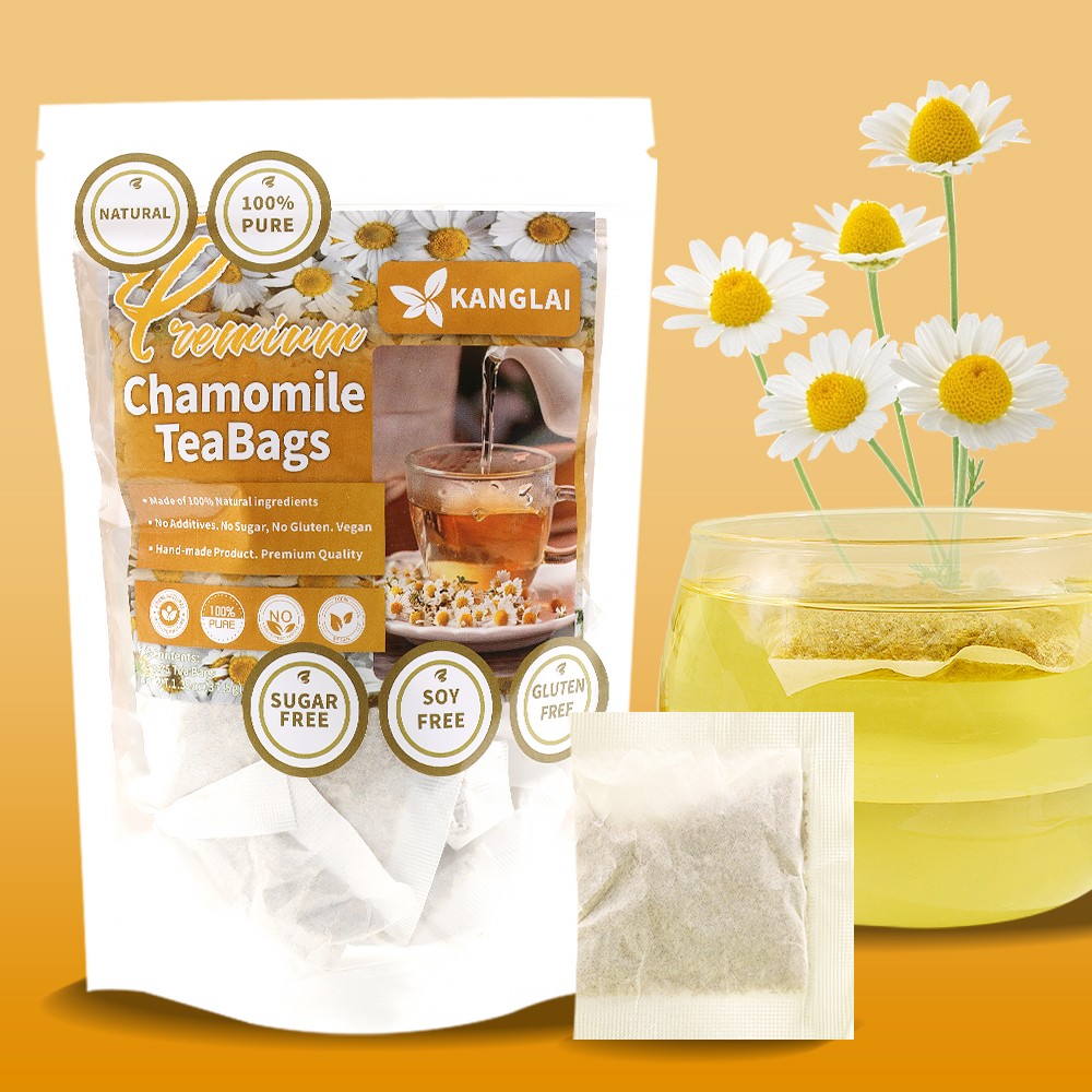 Chamomile Flower Tea, Caffeine Free 25 pieces (herbal tea bags)