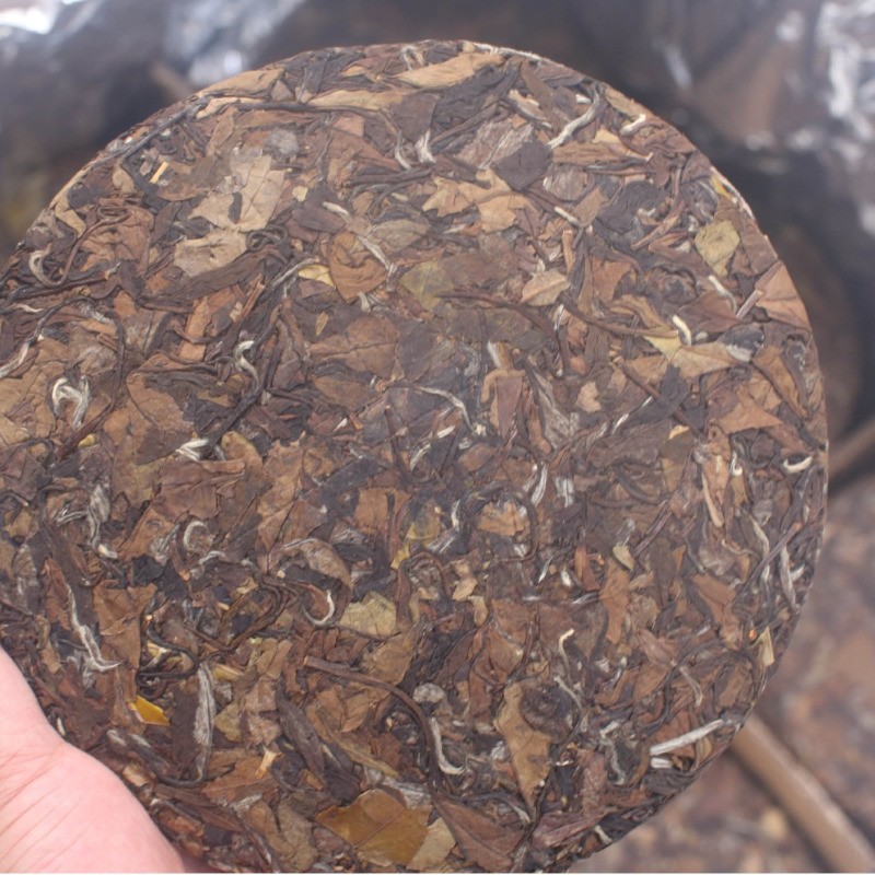350g Fuding High Mountain 2010 Shoumei Jujube Fragrance Old White Tea Cake