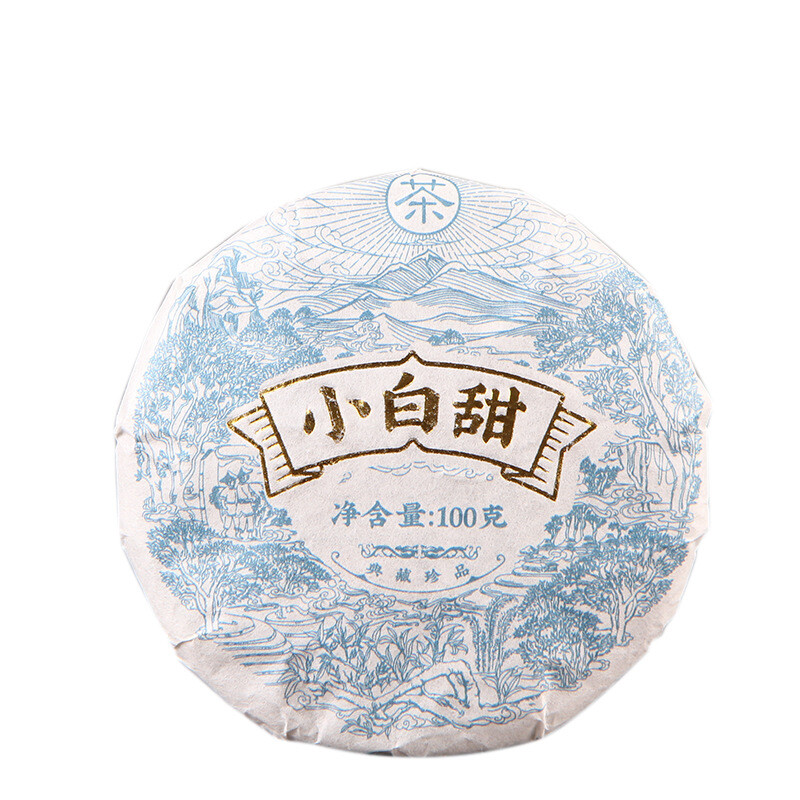 White Tea Cake Ancient Tree Organic High Mountain Xiao Bai Tian Tea 100g