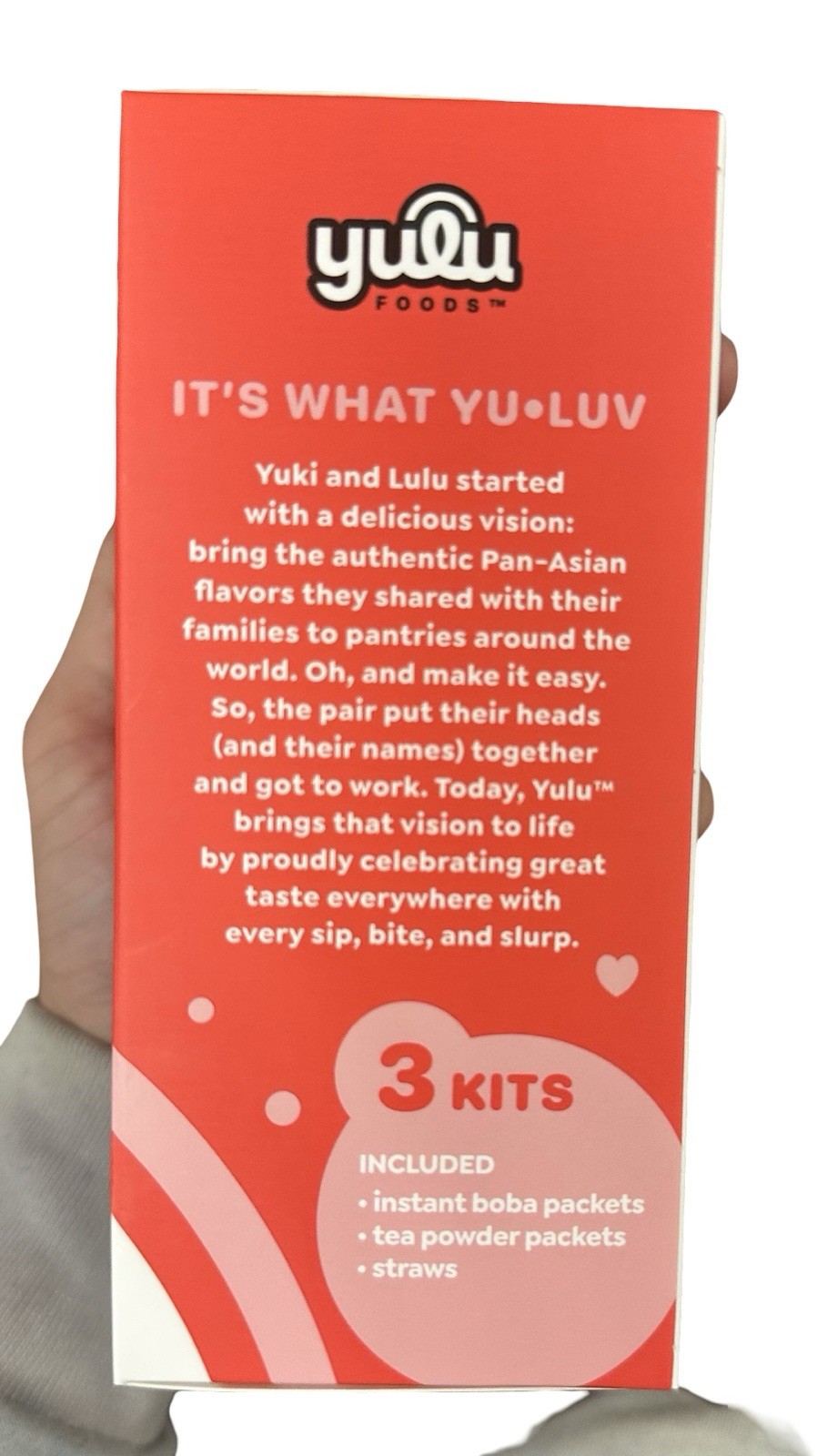 Yulu Foods Classic Milk Tea Instant Boba Kit Asian Pantry 3 Kits 234g 1 Box