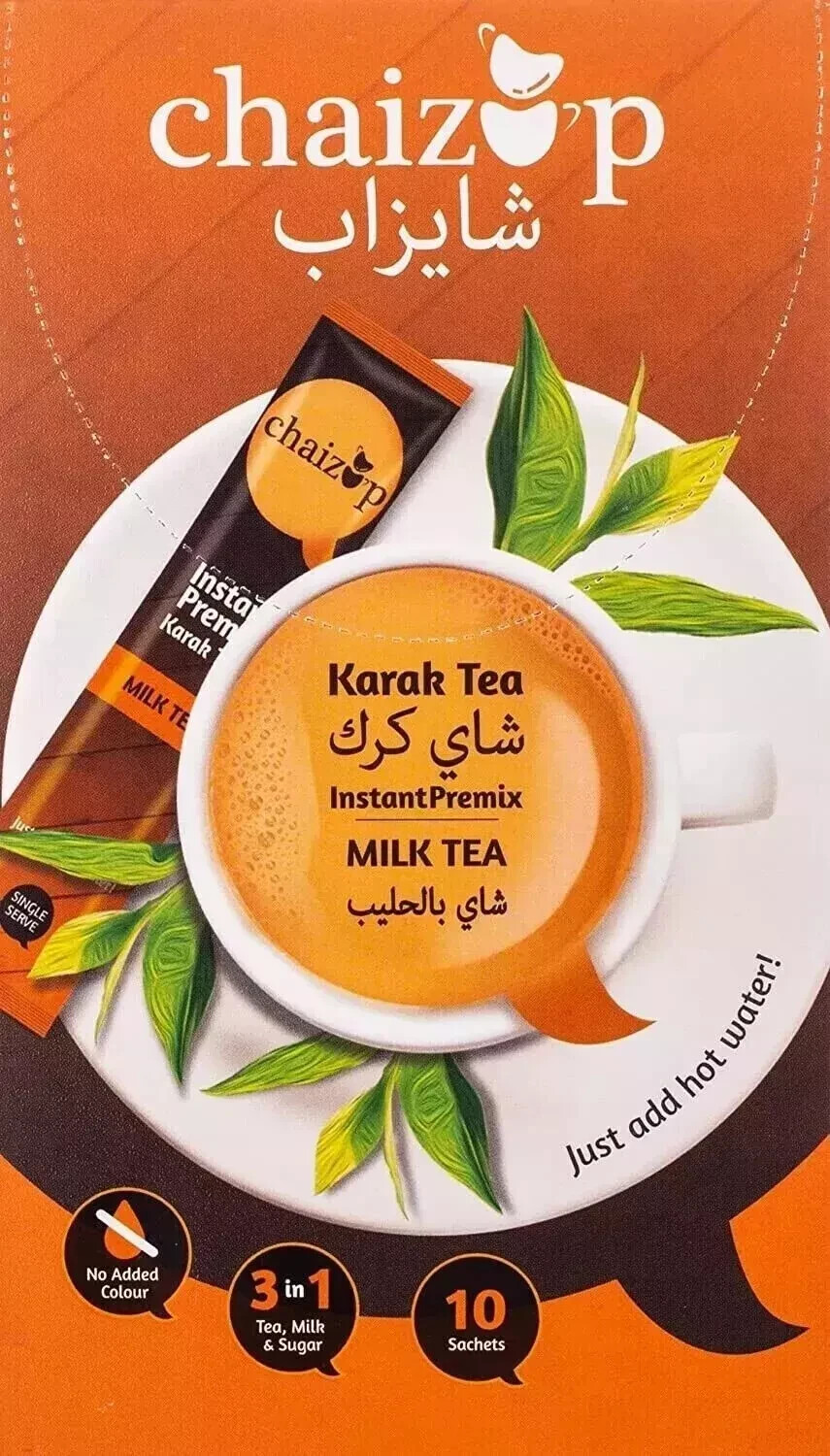Chaizup Instant Premix Milk 3 In 1 Tea 10 Sachet Free Shipping World Wide.