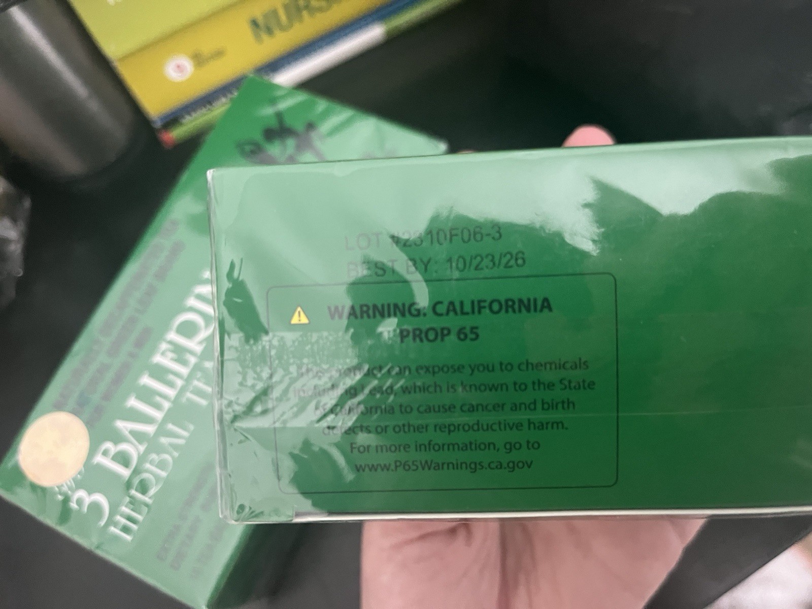 3 Ballerina Herbal Tea Lemon Extra Strength Naturally Decaffeinated 18 Tea Bags