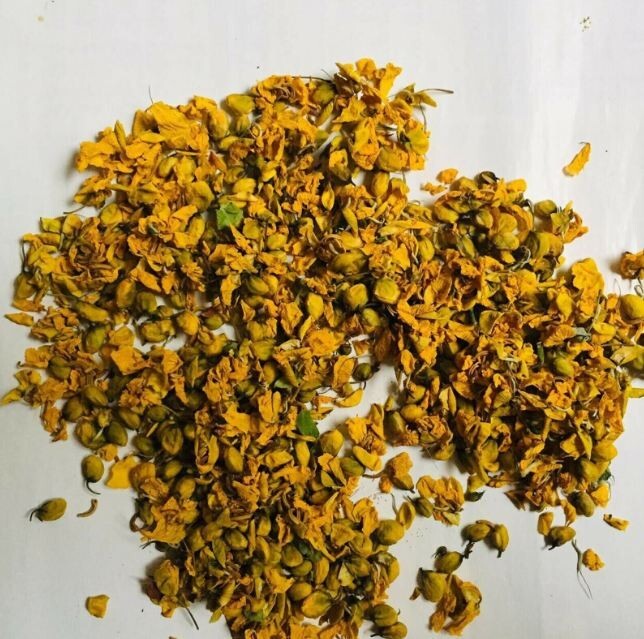 High Quality Organic Natural Sun dried Senna auriculata Ranawara mal Herbal Tea