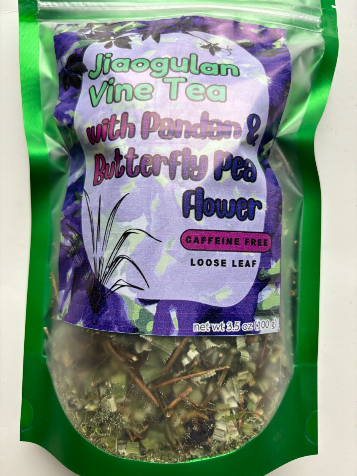 Thai Dried Organic Butterfly Pea Tea PURE Flower, 100g, 100% Natural – Loose Tea